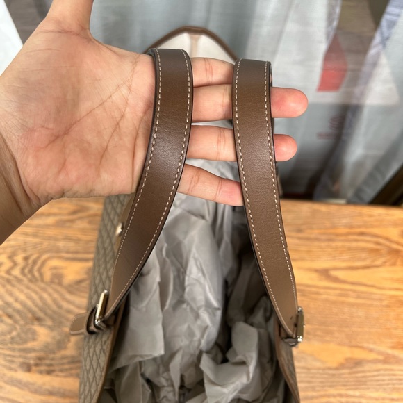 Gucci Brown Diamante Canvas Tote Bag - Picture 5 of 14